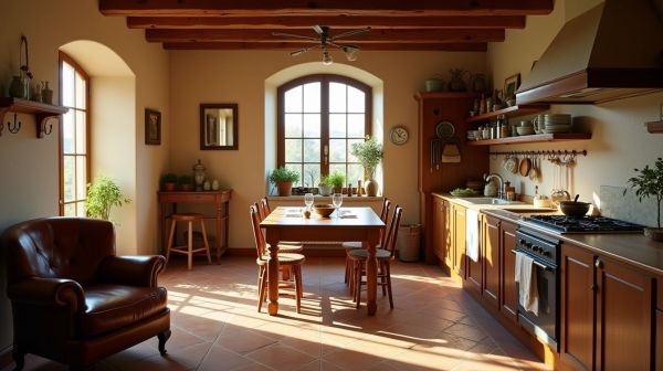 Une cuisine familiale à Cuisiat pour des repas faits maison
