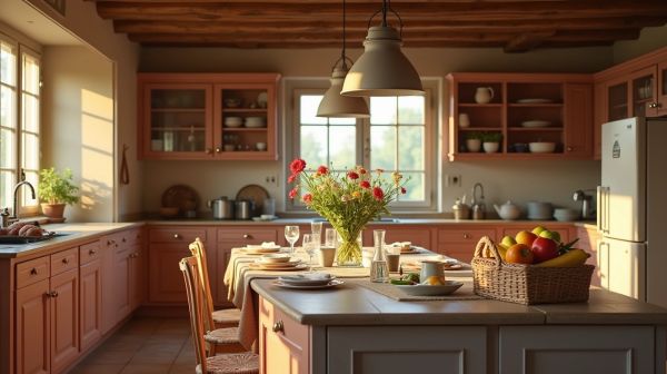 Une cuisine familiale à Cuisiat pour des repas faits maison