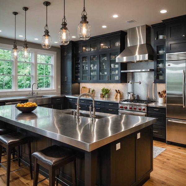 Quels sont les avantages d'un plan de travail en inox pour une cuisine professionnelle?